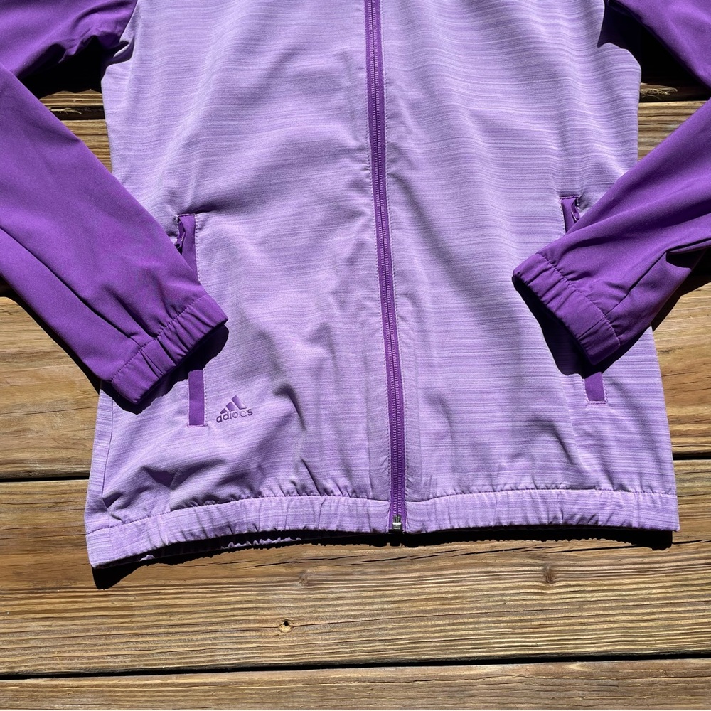 Adidas Athletic Purple Jacket - Picture 6 of 7